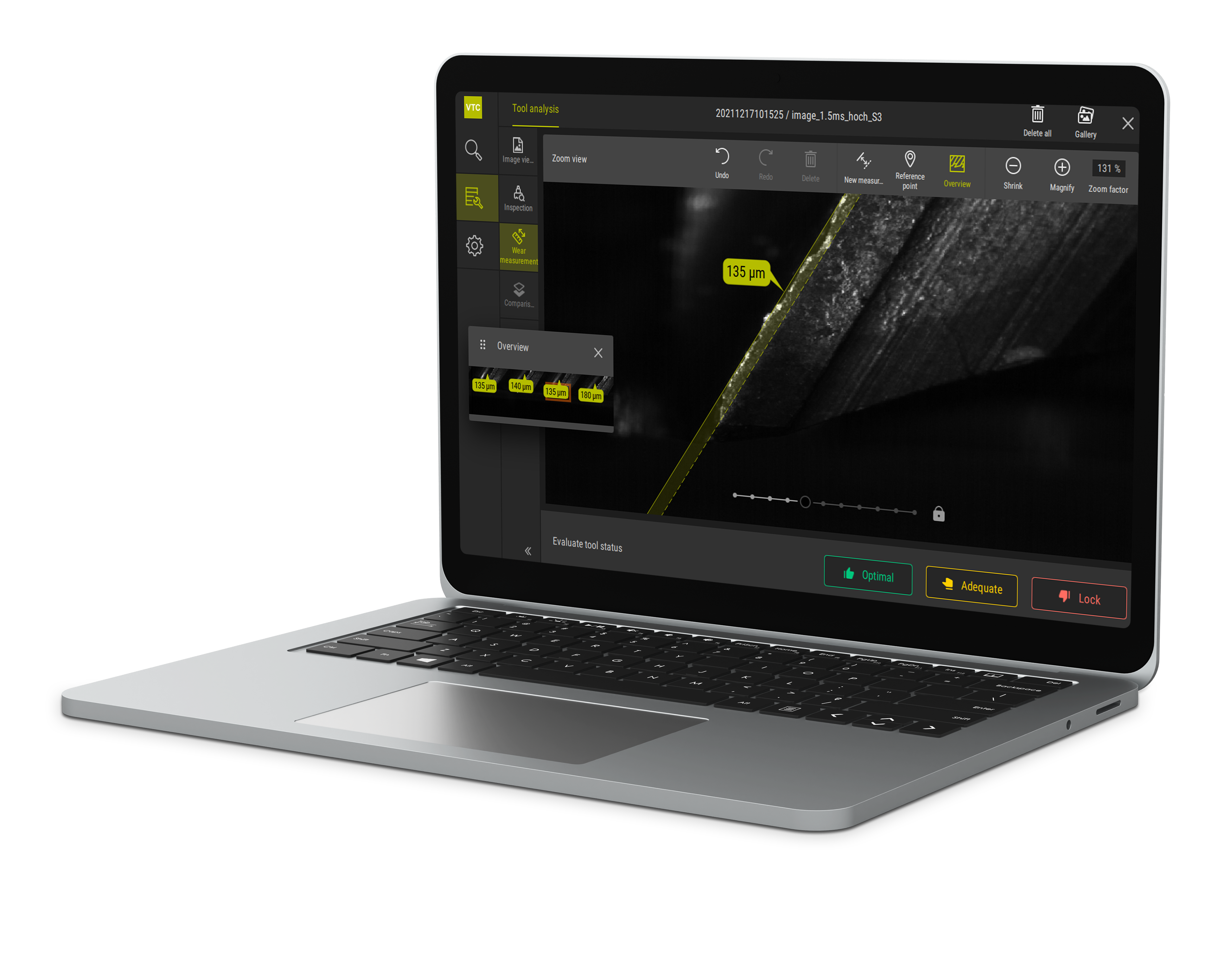 [Translate to Japanese:] VTC-Software zur ganzheitlichen Werkzeugprüfung