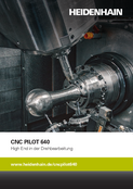 CNC PILOT 640: High-end lathe machining